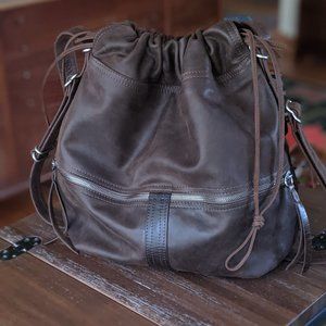 Large Distressed Espresso Train